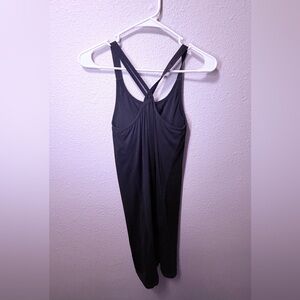 Sporty Casual Cross-Back Dress with Built in Bra